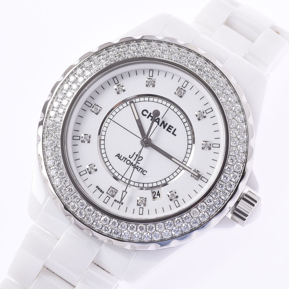 シャネルJ12 42mm ベゼルダイヤ 12Pダイヤ メンズ 腕時計 H2013 CHANEL 中古 – 銀蔵オンライン