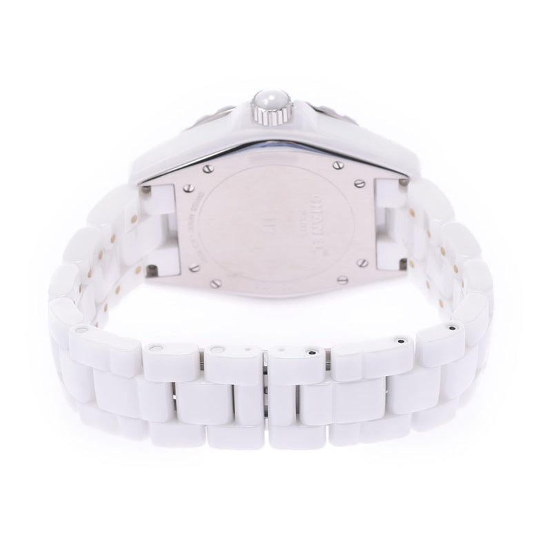 CHANEL Chanel J12 42mm Berzel Diamond 12P Diamond H2013 Men's White Ceramic / SS Watch Automatic Wound White Figure A Rank Used Silgrin