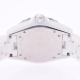 CHANEL シャネル J12 42mm ベゼルダイヤ 12Pダイヤ H2013 メンズ 白セラミック/SS 腕時計 自動巻き 白文字盤 Aランク 中古 銀蔵