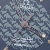 OMEGA オメガ シーマスター ジャックマイヨール イルカ 5000本限定 2500.80 メンズ SS 腕時計 自動巻き 青文字盤 ABランク 中古 銀蔵