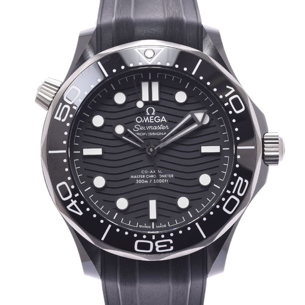 Omega omega Seamaster Corachal 210.92.44.20.01.001男士SS /橡胶手表自动黑色桌A级使用水池