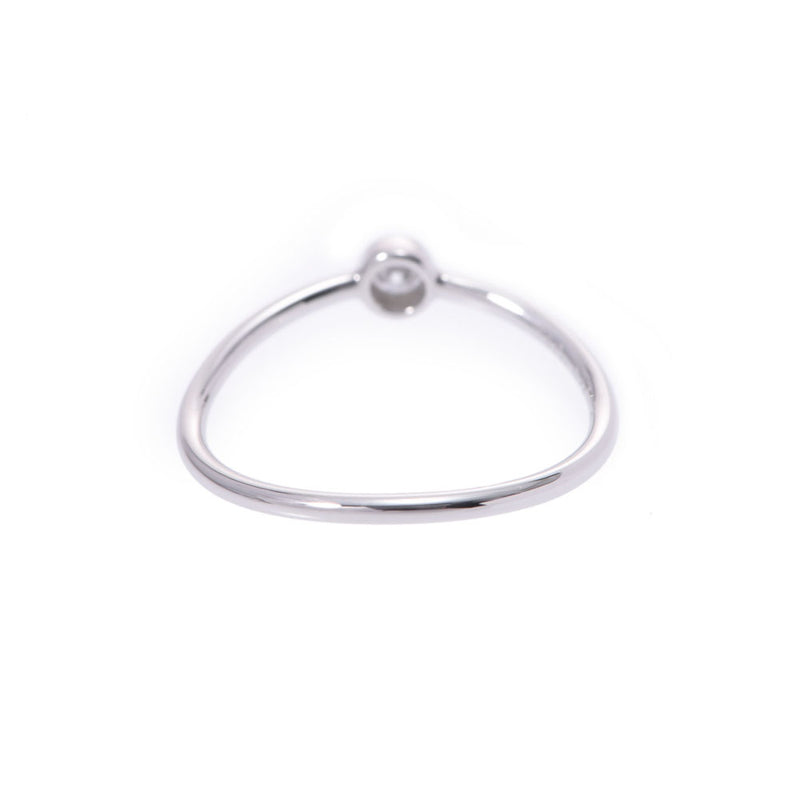 Tiffany & Co Tiffany wave single row diamond 925 platinum pt950 platinum ring