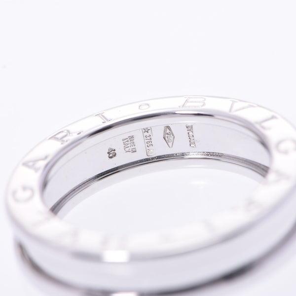 BVLGARI Bulgari B-ZERO ♯46 Size XS 6 Ladies K18WG Ring / Ring A Rank Used Silgrin