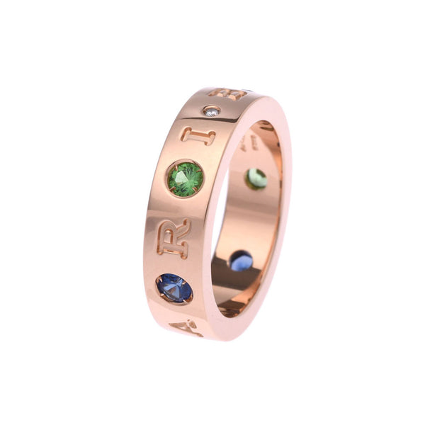 Bklgari Roman garrison ring 509.5 ladies k18pg / Multi Stone Ring Ring