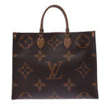 Louis Vuitton Monogram rebirth on the go GM brown m44576 Unisex Monogram canvas tote bag