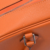 HERMES エルメス ミニ プリュム オレンジ シルバー金具 □H刻印(2004年頃) レディース ヴォーエプソン ハンドバッグ ABランク 中古 銀蔵