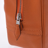 HERMES エルメス ミニ プリュム オレンジ シルバー金具 □H刻印(2004年頃) レディース ヴォーエプソン ハンドバッグ ABランク 中古 銀蔵