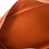 HERMES エルメス ミニ プリュム オレンジ シルバー金具 □H刻印(2004年頃) レディース ヴォーエプソン ハンドバッグ ABランク 中古 銀蔵