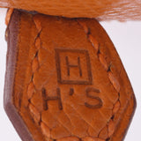 HERMES エルメス ミニ プリュム オレンジ シルバー金具 □H刻印(2004年頃) レディース ヴォーエプソン ハンドバッグ ABランク 中古 銀蔵