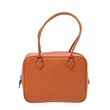 HERMES エルメス ミニ プリュム オレンジ シルバー金具 □H刻印(2004年頃) レディース ヴォーエプソン ハンドバッグ ABランク 中古 銀蔵