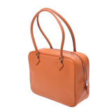 HERMES エルメス ミニ プリュム オレンジ シルバー金具 □H刻印(2004年頃) レディース ヴォーエプソン ハンドバッグ ABランク 中古 銀蔵