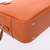 HERMES エルメス ミニ プリュム オレンジ シルバー金具 □H刻印(2004年頃) レディース ヴォーエプソン ハンドバッグ ABランク 中古 銀蔵