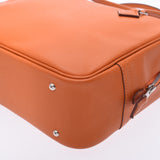 HERMES エルメス ミニ プリュム オレンジ シルバー金具 □H刻印(2004年頃) レディース ヴォーエプソン ハンドバッグ ABランク 中古 銀蔵