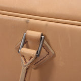 HERMES エルメス プリュム エラン 28 ベージュ シルバー金具 □E刻印(2001年頃) レディース ヴォーバレニア ハンドバッグ Bランク 中古 銀蔵