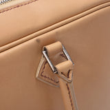 HERMES エルメス プリュム エラン 28 ベージュ シルバー金具 □E刻印(2001年頃) レディース ヴォーバレニア ハンドバッグ Bランク 中古 銀蔵