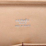 HERMES エルメス プリュム エラン 28 ベージュ シルバー金具 □E刻印(2001年頃) レディース ヴォーバレニア ハンドバッグ Bランク 中古 銀蔵