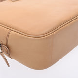 HERMES エルメス プリュム エラン 28 ベージュ シルバー金具 □E刻印(2001年頃) レディース ヴォーバレニア ハンドバッグ Bランク 中古 銀蔵