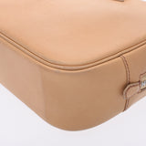 HERMES エルメス プリュム エラン 28 ベージュ シルバー金具 □E刻印(2001年頃) レディース ヴォーバレニア ハンドバッグ Bランク 中古 銀蔵