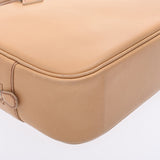 HERMES エルメス プリュム エラン 28 ベージュ シルバー金具 □E刻印(2001年頃) レディース ヴォーバレニア ハンドバッグ Bランク 中古 銀蔵