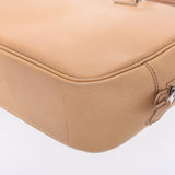 HERMES エルメス プリュム エラン 28 ベージュ シルバー金具 □E刻印(2001年頃) レディース ヴォーバレニア ハンドバッグ Bランク 中古 銀蔵