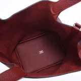 HERMES エルメス ピコタンロック PM  ルージュアッシュ シルバー金具 □Q刻印(2013年頃) レディース トリヨンクレマンス ハンドバッグ ABランク 中古 銀蔵
