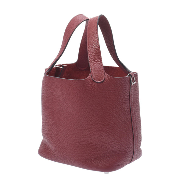 Hermes Hermes Picon Lock PM Rouge Ach Silver Fittings □ Q Immediate (around 2013) Ladies Triyo Clemance Handbags AB Rank Used Sinkjo