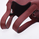 HERMES エルメス ピコタンロック PM  ルージュアッシュ シルバー金具 □Q刻印(2013年頃) レディース トリヨンクレマンス ハンドバッグ ABランク 中古 銀蔵