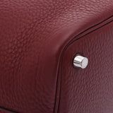HERMES エルメス ピコタンロック PM  ルージュアッシュ シルバー金具 □Q刻印(2013年頃) レディース トリヨンクレマンス ハンドバッグ ABランク 中古 銀蔵