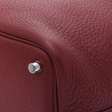 HERMES エルメス ピコタンロック PM  ルージュアッシュ シルバー金具 □Q刻印(2013年頃) レディース トリヨンクレマンス ハンドバッグ ABランク 中古 銀蔵
