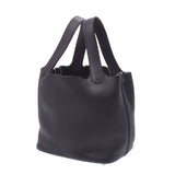 HERMES エルメス ピコタンロック PM  プリュノワール シルバー金具 T刻印(2015年頃) レディース トリヨンクレマンス ハンドバッグ Aランク 中古 銀蔵