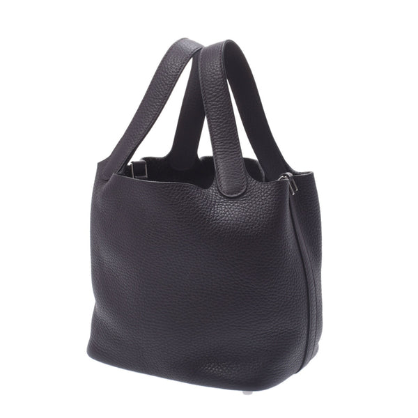 Hermes Hermes Picon Lock PM Plue North Picture Silver Bracket T Engraving (around 2015) Ladies Triyo Clemance Handbags A-rank used Silgrin