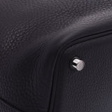 HERMES エルメス ピコタンロック PM  プリュノワール シルバー金具 T刻印(2015年頃) レディース トリヨンクレマンス ハンドバッグ Aランク 中古 銀蔵