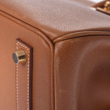 HERMES Hermes Autacroix 32金金金金币○Z印记(大约1996年)女士库斯贝尔手袋B级使用银器