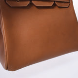 HERMES Hermes Autacroix 32金金金金币○Z印记(大约1996年)女士库斯贝尔手袋B级使用银器