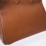 HERMES Hermes Autacroix 32金金金金币○Z印记(大约1996年)女士库斯贝尔手袋B级使用银器