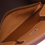 HERMES Hermes Autacroix 32金金金金币○Z印记(大约1996年)女士库斯贝尔手袋B级使用银器