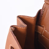 HERMES Hermes Autacroix 32金金金金币○Z印记(大约1996年)女士库斯贝尔手袋B级使用银器