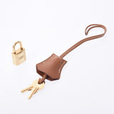 HERMES Hermes Autacroix 32金金金金币○Z印记(大约1996年)女士库斯贝尔手袋B级使用银器