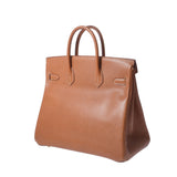 HERMES Hermes Autacroix 32金金金金币○Z印记(大约1996年)女士库斯贝尔手袋B级使用银器