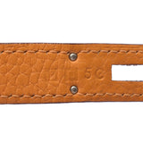 HERMES Hermes Gypsierre 28 Orange / Mutard Silver Golden Inscription P(大约2012年)Unisex Trillon Cremance肩包AB Rank使用银器