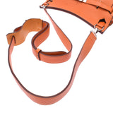 HERMES Hermes Gypsierre 28 Orange / Mutard Silver Golden Inscription P(大约2012年)Unisex Trillon Cremance肩包AB Rank使用银器