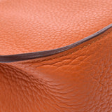 HERMES Hermes Gypsierre 28 Orange / Mutard Silver Golden Inscription P(大约2012年)Unisex Trillon Cremance肩包AB Rank使用银器