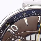 Louis Vuitton Louis Vuitton Tambourg Legatta Chrono LV Cup Q1021 Men SS Watch Automatic Wound Braun A Rank Used Silgrin