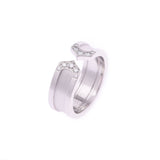 Cartier Cartier C2 Ring # 48 8 Women's K18WG / Diamond Ring / Ring A Rank Used Silgrin