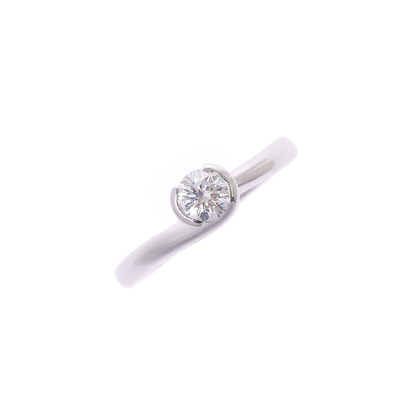 CHRISTIAN DIOR Kristiandidiol Diamond 0.318ct No. 10.5 Ladies Pt950 Platinum Ringling Ring A Rank A Rank Used Ginzō