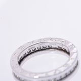 BVLGARI Bulgari B-ZERO Full Diamond #46 Size XS 6 Ladies K18WG/Diamond K18WG/Diamond Ring A Rank: Used Silver Ball