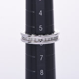 BVLGARI Bulgari B-ZERO Full Diamond #46 Size XS 6 Ladies K18WG/Diamond K18WG/Diamond Ring A Rank: Used Silver Ball