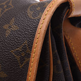 LOUIS VUITTON Louis Vuitton Monogram Saumur 35 Brown M42254 Unisex Monogram Canvas Shoulder Bag B Rank Used Ginzo