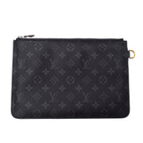 LOUIS VUITTON, Louis Vuitton, collar, collar, black M43415, canvas, canvas, reza, bag, new, chalk, new, chonzo.