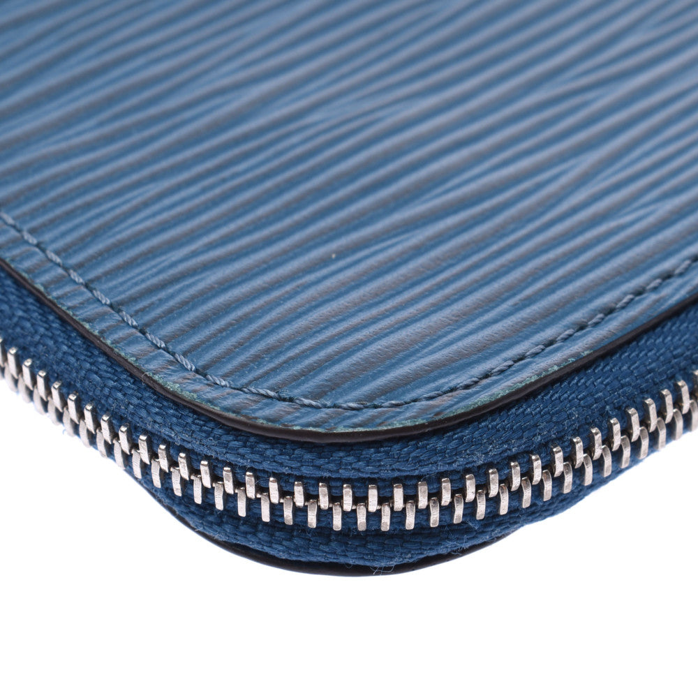 ルイヴィトンポルトモネMM 14127 ブルーセレスト メンズ エピレザー